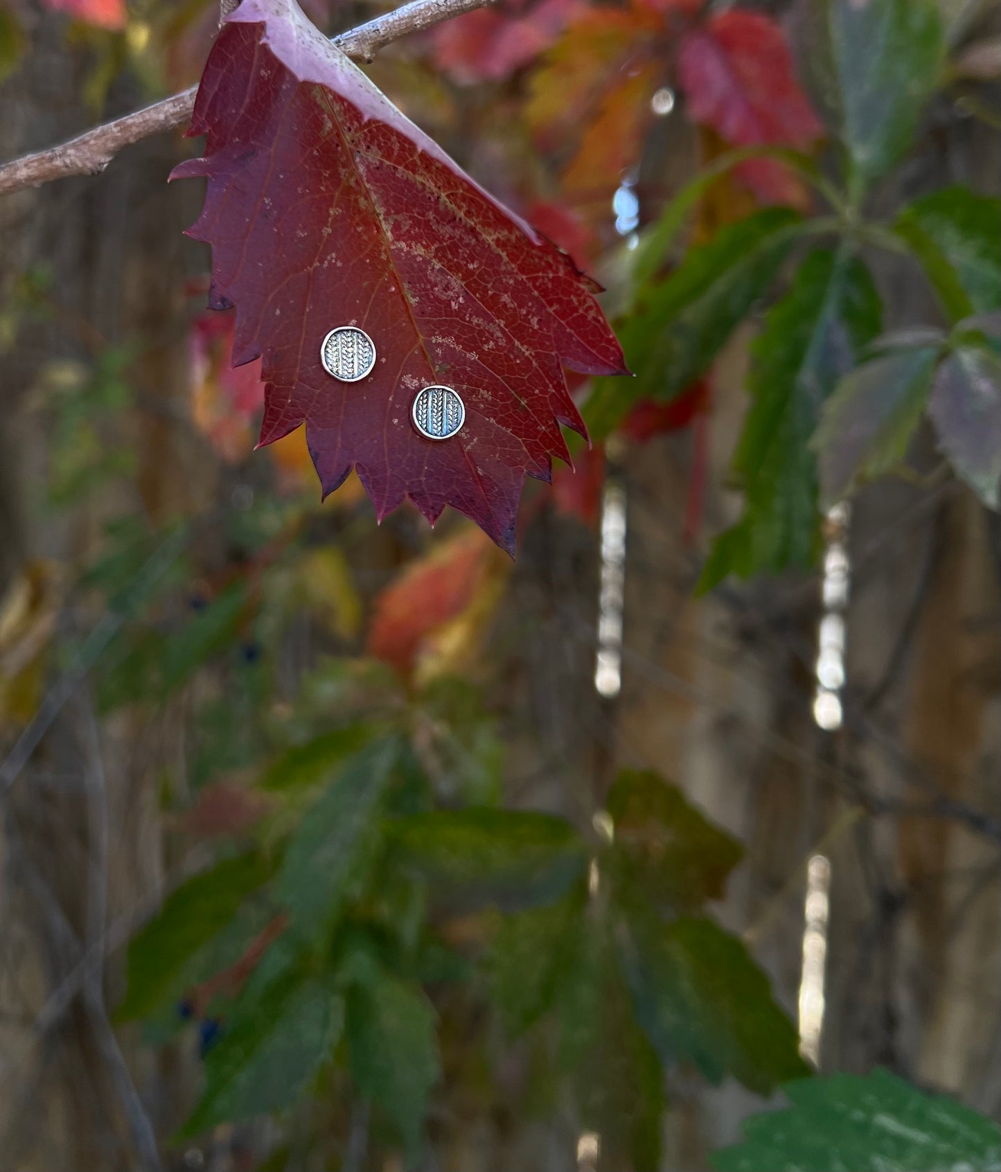 Small Sweater Post Earrings