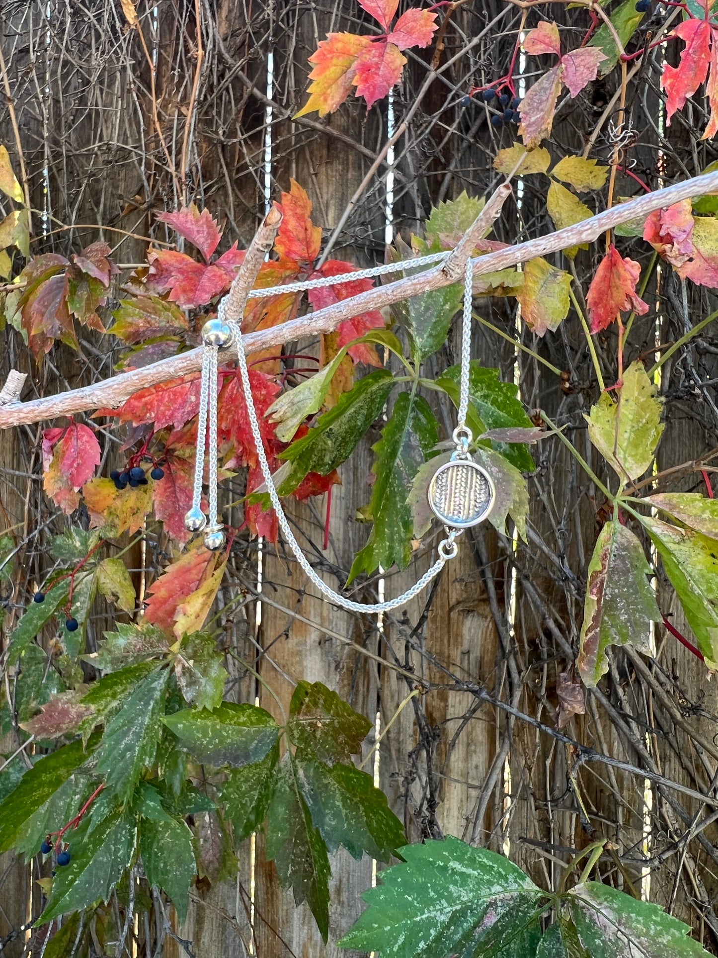 Sterling Silver Adjustable Bracelet