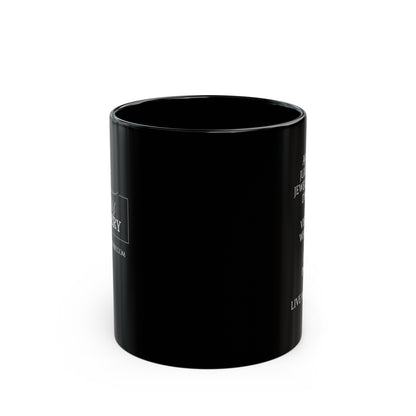 The Tiny Smithery Black Mug