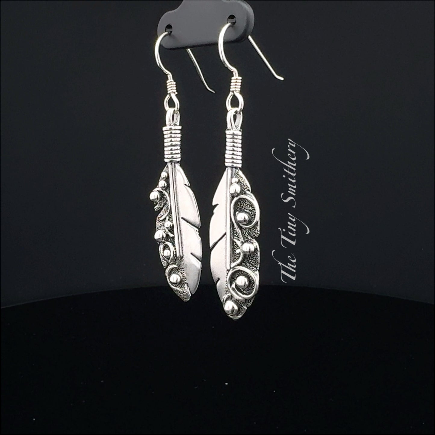 Long Feather Earrings
