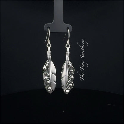 Long Feather Earrings