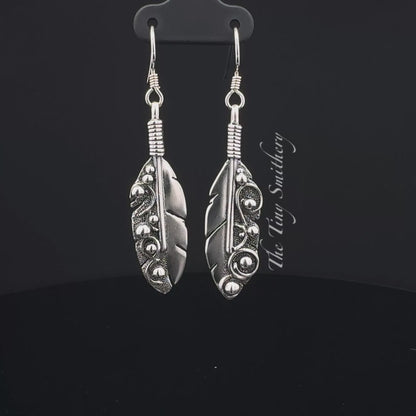 Long Feather Earrings